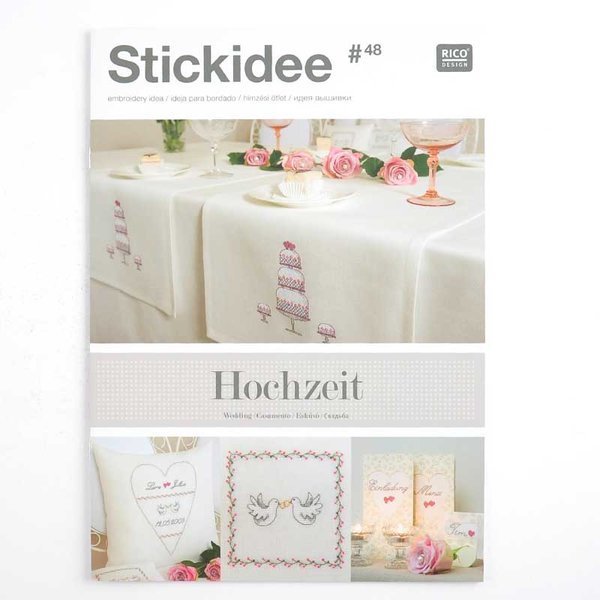 RICO Design Stickidee #48 Hochzeit