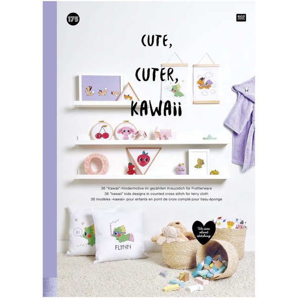 RICO Design Kreuzstichbuch 175 Cute, Cuter, Kawaii
