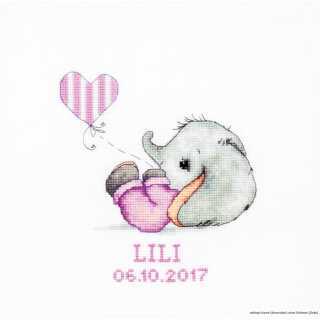 Luca-S Baby Girl Stickpackung B1133