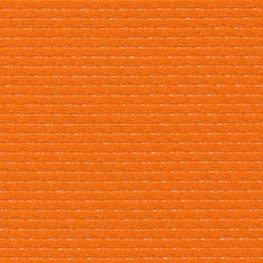 Restekiste ZWEIGART 8ct Aida orange Fb 9081 ca. 14x57 cm